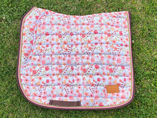 Blush Bloom Dressage saddle pad