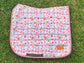 Blush Bloom Dressage saddle pad
