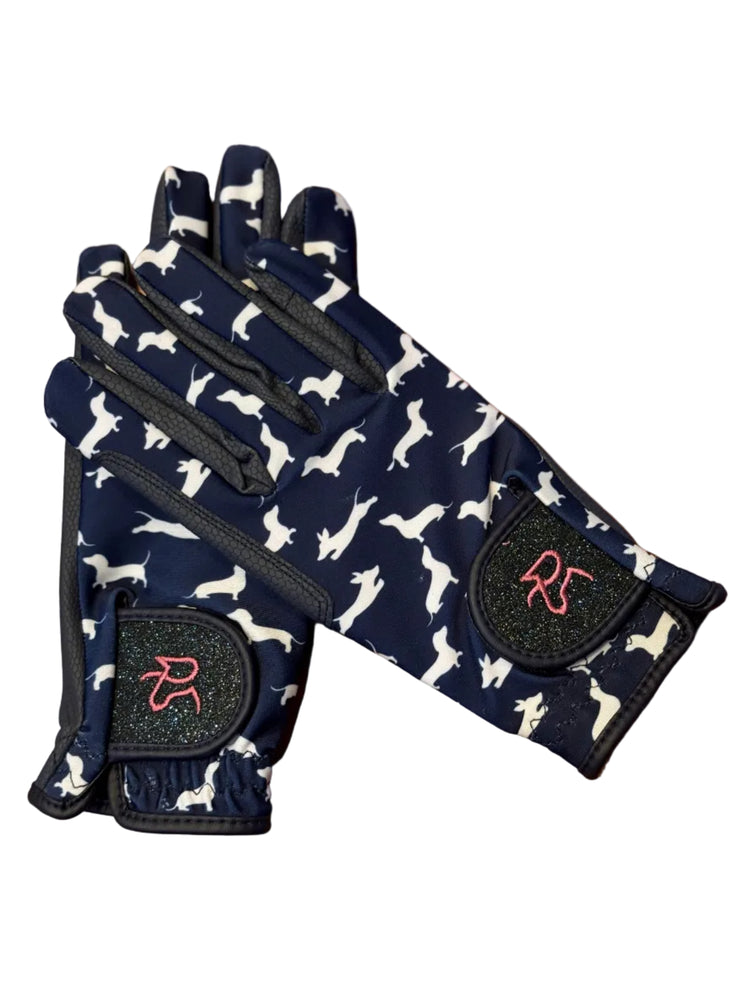 The SNAG riding gloves detail