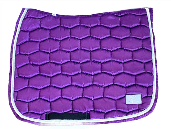 LUXE DRESSAGE SADDLE PAD - PURPLE