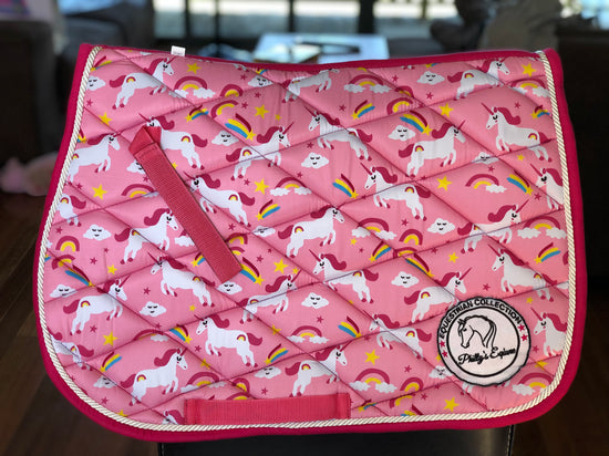 Pony size Unicorn Saddle Pads