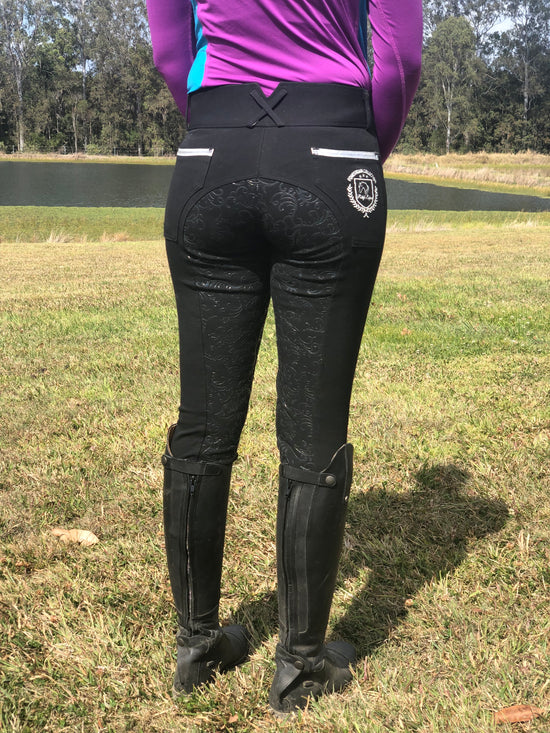 Black/Silver Breeches