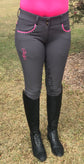 Grey/Pink Breeches