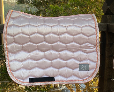 LUXE DRESSAGE SADDLE PAD - ROSE