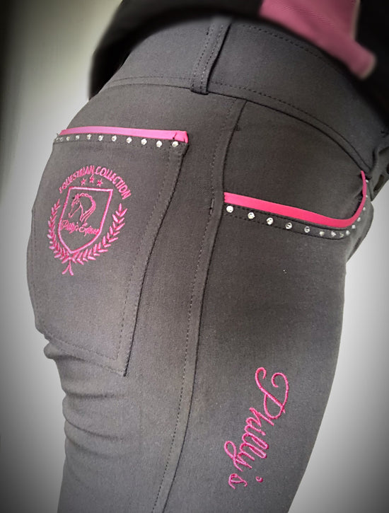 Grey/Pink Breeches