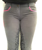 Grey/Pink Breeches